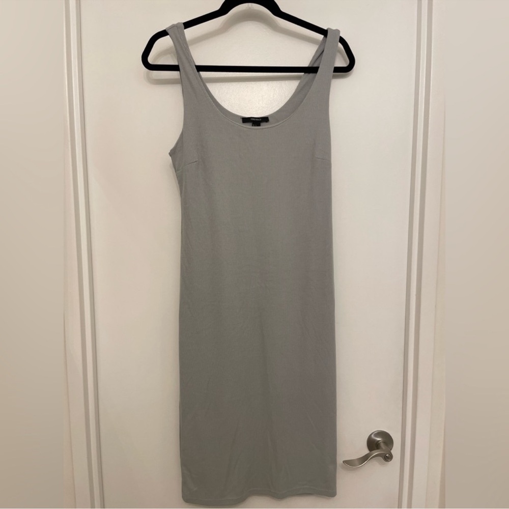 Forever 21 gray bodycon dress - Size Large